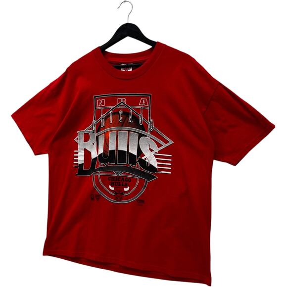 Vintage NBA Chicago Bulls Spellout NBA Tee XL - Picture 3 of 7